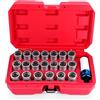 Ghekkli 21 Pezzi Set di strumenti per dadi antifurto Compatibile con Audi, Set di viti antifurto