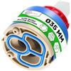 ONIX TECH Ceramica Cartuccia Miscelatore Ø 35 mm сon Sistema di Risparmio Idrico - Garanzia di 5 Anni - ONIX TECH