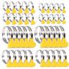 Funmo 40 pezzi Farfalla Fascette Stringitubo Acciaio Inox, regolabili in acciaio inoss, 32-44 mm Fascette Metalliche Stringitubo - Multiuso Fascette Stringitubo Inox Per Tubi Acqua, Gas e Piscina