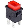 PQAIBNG 1PC PS23-16 Interruttori a pulsante autobloccanti 4 Pin 250V 16A Presa di corrente Interruttore a pulsante for aspirapolvere