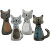 EMPOTEC PZ 1 Fermaporta Gatto Decorativo Casa Ufficio cm30 Blocca Finestre Animale Pesante Per Interni Decorativo In Tessuto Gatti Fermalibri A Forma Di Gatto Blocca Porta, COLORI ASSORTITI PZ 1