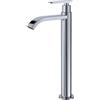 XDSMB Rubinetto Bagno Lavabo Cascata Alto Miscelatore Cromato Rubinetto Singolo Acqua Fredda Bagno G1/2 Miscelatore Monoforo Lavello,Cromo Placcato