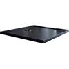 Idralite Piatto Doccia Slim 90x120x4 cm Rettangolare Acrilico Bordato Antracite Effetto Pietra mod. Flower