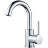 F-DEEN Rubinetto da Bagno Girevole a 360°, Miscelatore Monocomando per Lavabo, Fredda e Calda Rubinetto per Lavabo con 50cm Tubo, Cromo…