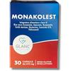 GLANC HEALTH CARE Monakolest Riso Rosso Fermentato Coenzima Q10 30 Capsule 470mg | Monacolina K Colesterolo, Cardo Mariano Bergamotto, Senza Glutine, Senza Lattosio