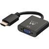 Ewent Adattatore da HDMI a VGA con audio Ewent AISCCI0306 EW9864 0,23 m Nero