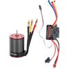 Motore brushless 3650 e ESC 60A Bulid in 5.5V/3A Bec per 1/10 RC Car Buggy