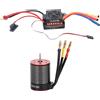 Motore brushless 3650 e ESC 60A Bulid in 5.5V/3A Bec per 1/10 RC Car Buggy