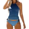 WWricotta Costume da Bagno Donna, per Costumi Tankini 2 Pezzi Normale Schiena Scoperta Stampa in 2 Pezzi Stampa Regolabile Spalline Imbottite Multicolori Costumi ABI, Design Originale Unico