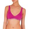 EMPORIO ARMANI Bralette da Donna Essential con Borchie Rimovibili Viola M, Bouganville, M
