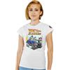 Feudalesimo e Libertà Back to The 1400 - T-Shirt Donna - Non Ci resta Che piangere - Ritorno al Futuro - Maglietta a Manica Corta 100% Cotone Organico - S