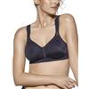 Selene, Reggiseno Minimizer da Donna con Banda Anatomica, Senza Ferretto e Imbottitura, con Spalline Larghe e Confortevoli, Collezione Elvira, Nero , 3C