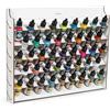 Vallejo 26010 Espositore per vernici da parete per flaconi da 18 ml, espositore per vernici, organizer per opere d'arte, ideale per artisti e appassionati di pittura