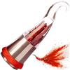 1aTTack.de Macinino per Peperoncino e Spezie, per Fiocchi e Peperoncini Secchi, Macinaspezie Originale a Forma di Peperoncino per Cucina e Tavola, 80 ml