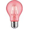 Paulmann 28723 LED Forma Standard Lampadina da 1,3 Watt Rosso Illuminazione Vetro Luce 1000 K E27 1.3 W, Trasparente