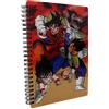 SD TOYS REDSTRING - Taccuino 3D Dragon Ball Z Goku Vs Vegeta, multicolore (RS531137)