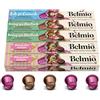Belmio Capsule Compatibili Nespresso, Gusti Cocco, Nocciola e Pistacchio, Capsule di Caffè a Tostatura Forte, Intensità 6, Autentica Qualità Belga, 3 Varianti di Gusto, 50 unità