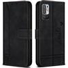 Bravoday Cover per Redmi Note 10 5G / Redmi Note 10T 5G / Xiaomi Poco M3 PRO 5G, Flip Custodia in Pelle PU Portafoglio Custodia per Redmi Note 10 5G / 10T 5G / Poco M3 PRO 5G, Nero