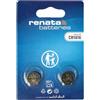 Renata CR1616 - Batteria a bottone al litio 3 V, precisione svizzera per chiavi auto, telecomandi e orologi, confezione da 2