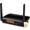 Very Mobile Modem WiFi 4G con SIM Inclusa - Internet Casa Plug & Play Senza Linea Fissa - Router Wireless per Smart Working, Streaming, Videosorveglianza, Camper e Negozio - Ricaricabile Senza Vincoli