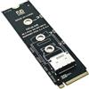 Gurtt Adattatore da M.2 NVMe a OCuLink, SFF-8612 a NVMe per GPU eGPU e M.2 NGFF SSD 2230 2242 2260 2280