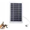 Sylkeov Pannello Solare Portatile 2W 5V con Porta USB, Caricatore Solare per Telefono e Banca di Potere, Pannello Solare Impermeabile IP65 per Campeggio Escursionismo Viaggi Esterni con Telaio Epoxy Durevole