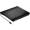 Generico Slim USB Disc Burner - External Laptop Optical Drive, Rewriter C D D VD Reader, Portable Data Storage Device | Backup Solution, Media Archiving, File Management, Entertainment Use, Office Tasks, Home