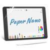 MOBDIK 2 Pezzi Paper Pellicola Protettiva per iPad 9a / 8a / 7a Generazione (10,2 pollici, 2021/2020 / 2019) Disegna Come su Carta, Antiriflesso, Compatibile con Apple Pencil