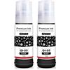 Yongairuink GI-55 GI55 GI-55BK - Inchiostro di ricambio per stampanti CAN MAXIFY GX1050 GX2050 (2 nero)