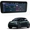 BIXUAN 10 PET Navigation Pellicola protettiva compatibile con Fiat 500 E tipo cross Uconnect 5 2021 - 2025 pellicola protettiva trasparente Nano pellicola protettiva [nanopellicola 2 pezzi]