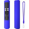 Generico Custodia in silicone per telecomando, antiscivolo, anti-caduta, protettiva, con cordino anti-smarrimento per Xiaomi XMRM-ML (Blu)