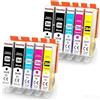 HenceBuy Cartucce 364XL compatibili con HP 364 cartucce Multipack per HP Deskjet 3070A 3520 3524 3522 Officejet 4620 4622 4610 Photosmart 5510 6510 5515 5520 5524 7510 7522 0 (10) La confezione