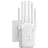 Générique Amplificatore WiFi a 6 antenne, ripetitore fino a 1700 m² per casa antica | Elimina gli angoli morti, 2 porte LAN, configurazione rapida, compatibile con tutti i box Internet