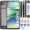 OnlyTech - Schermo LCD Completo con telaio assemblato di Ricambio per Xiaomi Redmi A5 con kit di riparazione 15 Strumenti