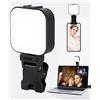 Kangtaixin 64 LED Luce Selfie Phone Flash Light - 5 Modi Luce Faretto per Foto Portatile Telefono per iPhone/Fotocamera/Videocamera/iPad/PC - Mini Video Luci per Fotografia Vlog TikTok Videoconferenza