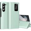 Hovisi Custodia per Samsung Z Fold 7 Smart View Wallet Smartphone Case, per Samsung Galaxy Z Fold 7 Custodia Clear View, Specchio Flip, scomparto per carte di credito, finestra di visualizzazione, Galaxy