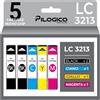 Pilogico 5 Cartucce Compatibili con LC3213 Brother DCP J772DW DCP-J774DW DCP-J572DW DCP-J772DNW Brother MFC-J890DW MFC-J895DW LC3213 MFC-J497DW MFC-J491DW