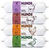CHEWSTER Salsiccia per cani - mix - 1 × pollo, 1 × anatra, 1 × agnello, 1 × manzo - 4 × 800 g (3,2 kg) - Rotolo di cibo umido per cani senza cereali ad alto contenuto di carne - Alimento completo