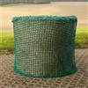 jackfru Rete per fieno con balle rotonde, diametro 180 x altezza 180 cm, rete per mangimi a maglia stretta, 4,5 cm, stabile rete per cavalli, lunga durata per prolungare il tempo di mangiare (rotondo)