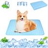 URAQT Tappetino Rinfrescante, 60x45cm Tappetino Refrigerante per Cani e Gatti, cuscino rinfrescante estivo per cani, Cuccia Refrigerante Lavabile, Durevole e Antigraffio, per Animali di Piccola Media