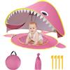 Generico da spiaggia per bambini, all'aperto per bambini, da gioco in campeggio dei cartoni animati, Protezione UV, piccola piscina incorporata, rifugio per sole portatile, baby parasole pieghevole fuori da so