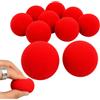 Gammaeon 10 palline magiche rosse in spugna morbida, accessori per magia di strada e commedia (set compatto da 4,5 cm)
