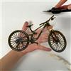 Generisch Générique - Mini decorazione per mountain bike, mini bici da dita, giocattolo BMX, mini mountain bike, mini bici (nero-41)