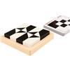 AZIDWERYQ Puzzle a blocchi, Gioco di cubi di plastica Nascosto con motivi geometrici nascosti, Gioco di formazione al pensiero spaziale 3D Rompicapo per bambini dai 4 anni in su