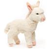 Uni-Toys Peluche a forma di asino barocco bianco, in piedi, 30 cm (altezza)