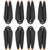 Tosiicop 4 paia di eliche per DJI Air 3 lame di ricambio 8747F a basso rumore ali accessori per DJI Mavic Air 3 Drone accessori arancione