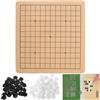 Toddmomy Set da gioco Go per bambini e principianti scacchiera in materiale resistente, stampa chiara e facile da conservare, per ambienti interni ed esterni