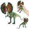 AwnsIMfreien Ornamento di dinosauro, Dilofosauro realistico in PVC, figurine di animali educativi migliorano le capacità cognitive e promuovono l'esplorazione scientifica per bambini e collezionisti, giocattoli d