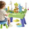 Generico Outdoor Water Play Table for Children,elettrica Tavolo Sabbia E Acqua per Bambini,Lavandinos da Gioco con Acqua Corrente,Giochi da Spiaggia Educativi,Set Gioco Sensoriale di attività