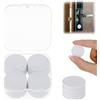 QWORK® 60 Pezzi adesivi NFC tag, 25 mm Ntag 215 NFC adesivi vuoti, compatibili con telefoni e dispositivi NFC